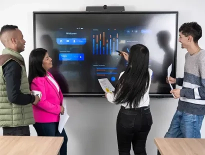 Salón de clase de marketing y negocios internacionales